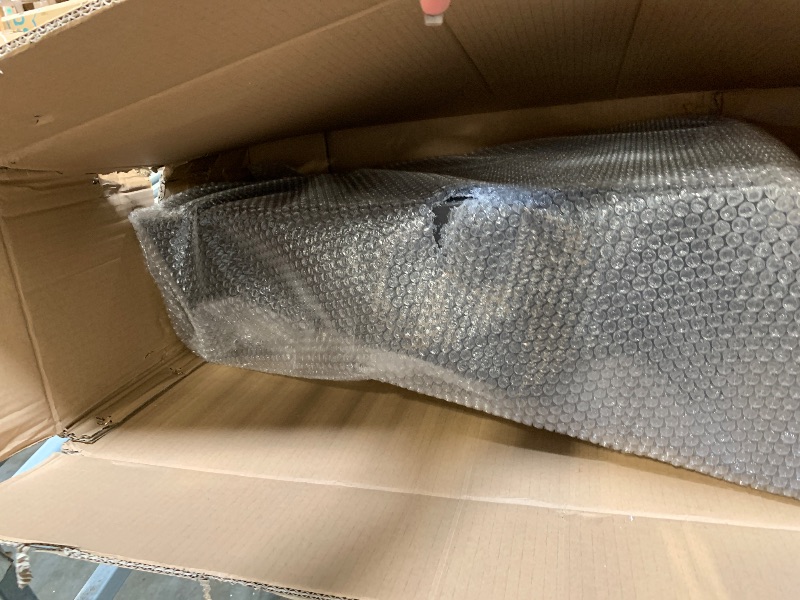 Photo 1 of 2 BOXES***PARTIAL SET** TimesGate Extendable Dining Table for 8-12 Seat, Flexible Stretch, Tabletop Made from Rock Plate and Tempered Glass, Solid Carbon Steel Base, 35.4" D x 94.5" W x 30" H, Dark Grey ***ONLY LEGS TABLE***