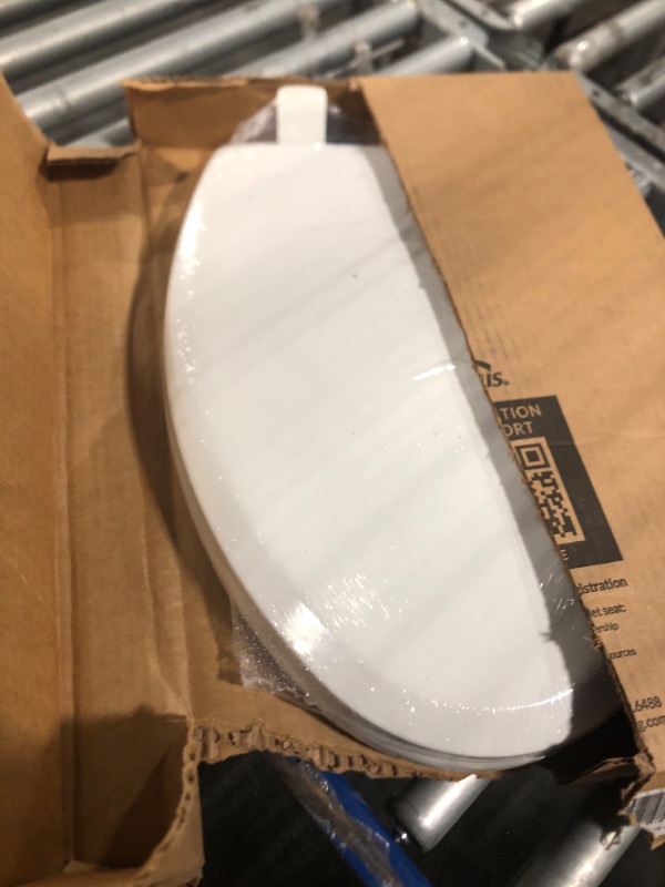 Photo 1 of **MISSING HARDWARE**
Mayfair NextStep2 Toilet Seat with Toddler Potty Training Seat Built-In, Slow Close, Easy Clean, Magnetic Removable Kids Seat, ELONGATED, White