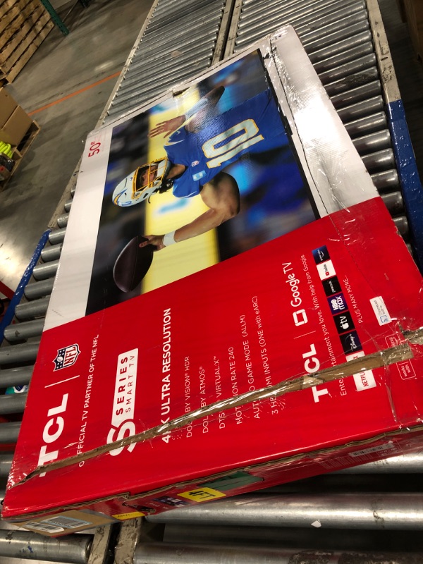 Photo 1 of ** ONLY PARTS ** TCL 50-Inch Class S4 4K LED Smart TV with Google (50S450G, 2023 Model), Dolby Vision, HDR Pro, Atmos, Assistant Built-in Voice Remote, Works Alexa, Streaming UHD Television