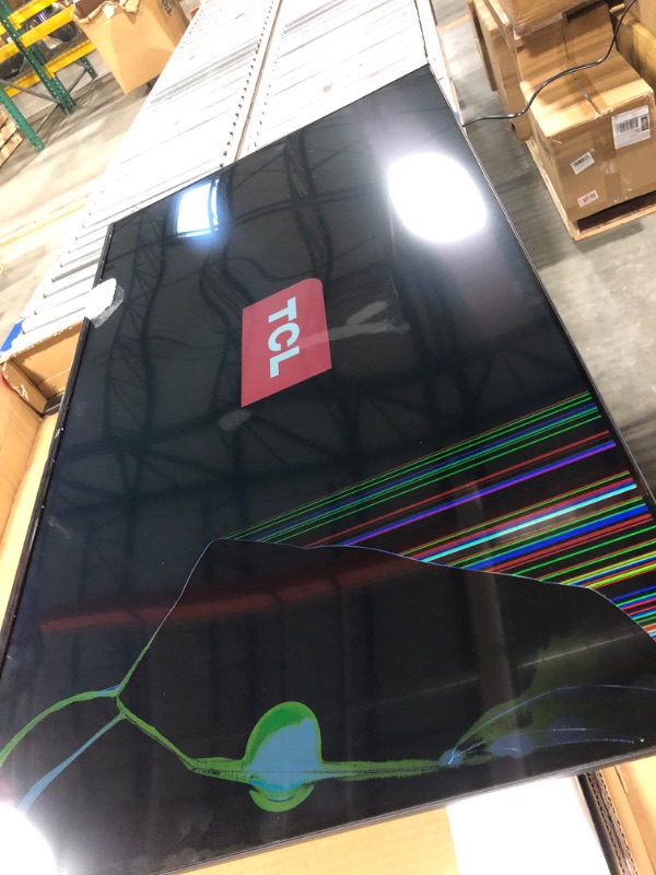 Photo 1 of ** ONLY PARTS ** TCL 50-Inch Class S4 4K LED Smart TV with Google (50S450G, 2023 Model), Dolby Vision, HDR Pro, Atmos, Assistant Built-in Voice Remote, Works Alexa, Streaming UHD Television