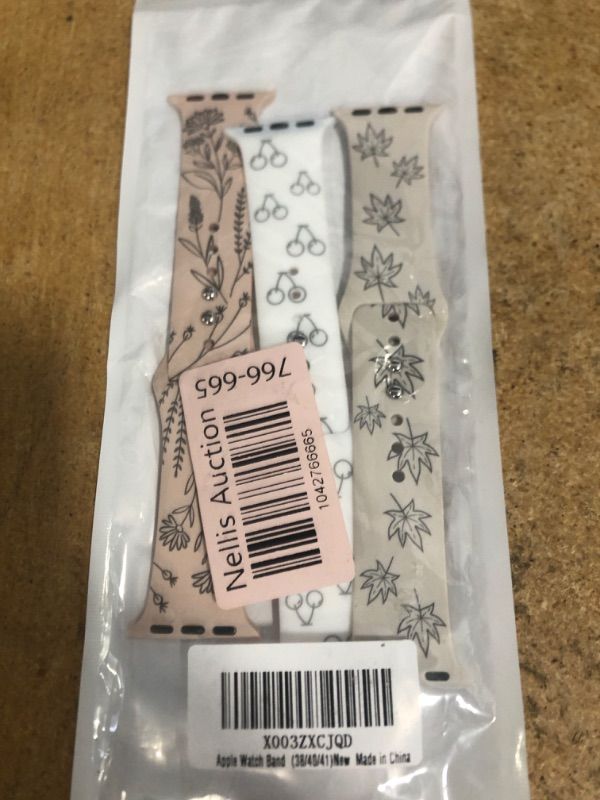 Photo 1 of 3 Packs Floral Engraved Bands Compatible with Apple Watch Band 38/40/41
