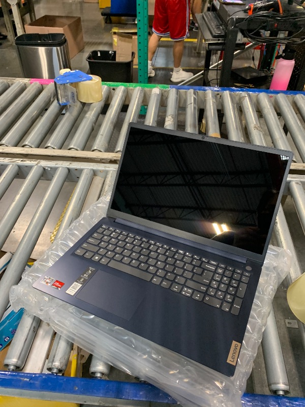 Photo 1 of ***missing power cord, unable to test*** Lenovo IdeaPad 1 15AMN7 15.6" Laptop AMD Ryzen 3 7320U 8GB RAM 256GB SSD PCIe NVMe Wi-Fi 6 Fingerprint Reader Abyss Blue Windows 11 Home in S Mode (Renewed)
