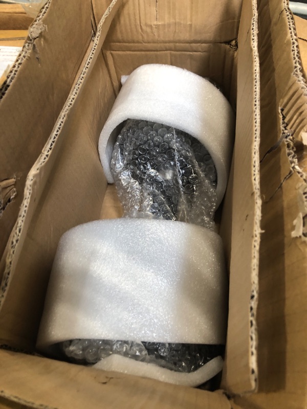 Photo 1 of **WEIGHT DIFFERENT THAN STOCK IMAGE** CAP Barbell 35 LB Coated Hex Dumbbell Weight Pair with Black Handle