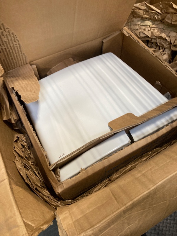 Photo 1 of ***Tank lid broken, shown in last photo*** TOTO Drake 1.6 GPF Toilet Tank with WASHLET+ Auto Flush Compatibility, Cotton White - ST776SA#01