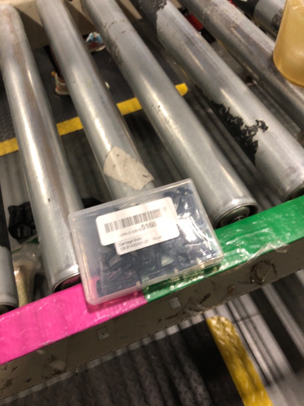 Photo 1 of 1/4-20 x 1 Carriage Bolts Screws, Stainless Steel 18-8 (304), Round Head, Square Neck, Fully Threaded, Black Finish, 25 PCS