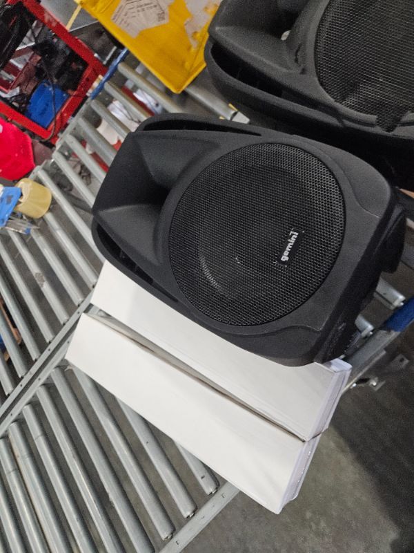 Photo 1 of Gemini Portable PA System with Stands, Bluetooth, 600W Powered System with 6-Channel Mixer, Dual 10" Speakers, Mic & Cables—All-in-One for Events, DJs & Fitness (ES-210MXBLU-ST)