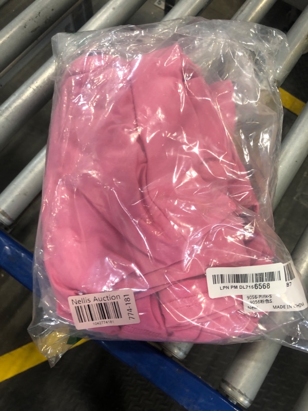 Photo 1 of Nimsruc 2 Piece Outfits For Women Sweatsuits Sets Casual Long Sleeve Pullover Jogger Sweat Pants Set With Pocket Pink SIZE SMALL        