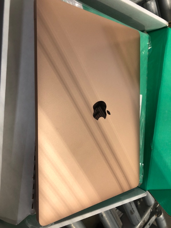 Photo 1 of 2020 Apple MacBook Air with Apple M1 Chip (13-inch, 8GB RAM, 256GB SSD Storage) (QWERTY English) Gold (Renewed Premium)