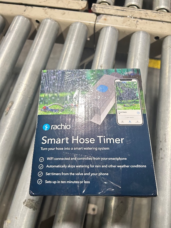 Photo 1 of ***MISSING HARDWARE***
Rachio Smart Hose Timer with WiFi Hub for Outdoor Watering | Easy Faucet Install, Automate Water & Sprinkler Schedules for Lawn, Garden, & Yard Care.