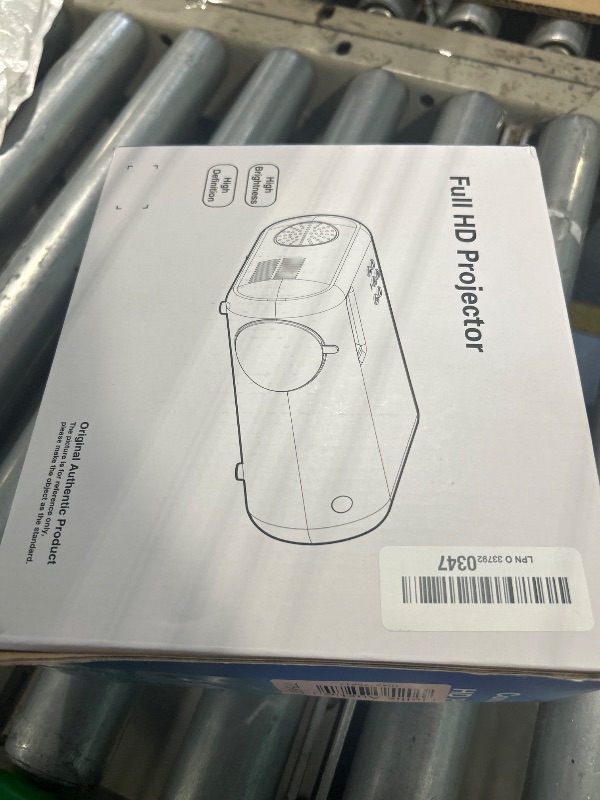 Photo 1 of Mini Portable Projector for iPhone (2025), 1080P Full HD Supported Video Projector with WiFi and Bluetooth, No built-in app and HDMI, Compatible with Smartphone/PS4/PC/Laptop (Without system) ?