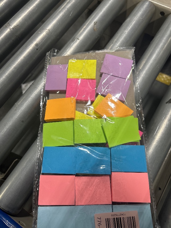 Photo 1 of (24 Pads) Sticky Notes 1.5x2 in, 8 Colors Post Self Sticky Notes Pad Its, Bright Post Stickies Colorful Sticky Notes for Office, Home, School, Meeting, 75 Sheets/pad