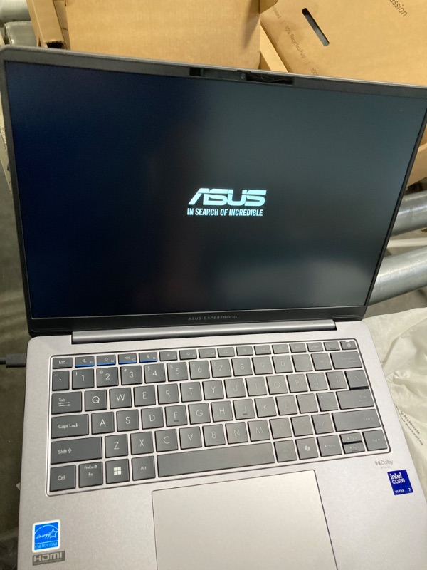 Photo 1 of ASUS ExpertBook P5 Copilot+ PC AI Laptop, Intel® Core™ 7 Processor 258V, 32GB RAM, 1TB SSD, WiFi 6E, Windows 11 Home, Misty Grey, P5405CSA-DH76