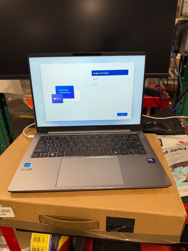 Photo 1 of ASUS ExpertBook P5 Copilot+ PC AI Laptop, Intel® Core™ 7 Processor 258V, 32GB RAM, 1TB SSD, WiFi 6E, Windows 11 Home, Misty Grey, P5405CSA-DH76