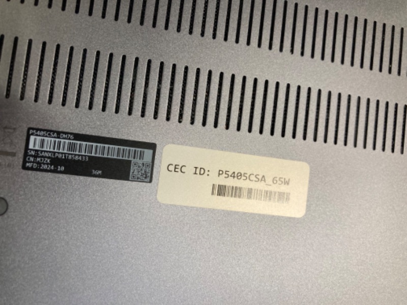 Photo 1 of ASUS ExpertBook P5 Copilot+ PC AI Laptop, Intel® Core™ 7 Processor 258V, 32GB RAM, 1TB SSD, WiFi 6E, Windows 11 Home, Misty Grey, P5405CSA-DH76