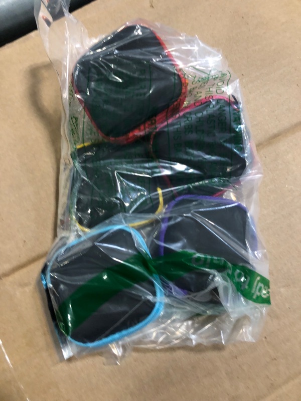 Photo 1 of 6Pcs Earphone Case,PU Small Square Pocket Earbud Carrying Case Bag with Zipper,Portable Earbud Organizer,Earbud Storage Bag,for Storing Earpieces,USB Cable,SD Cards,Memory Card
