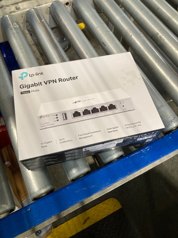 Photo 1 of TP-Link Festa FR205, Multi-WAN Wired Router, Up to 3 Gigabit WAN Ports & One USB WAN, Self-Organizing Network, Free Cloud, Load Balance, OpenVPN/IPSec/PPTP/L2TP VPN, Does not Work with Omada