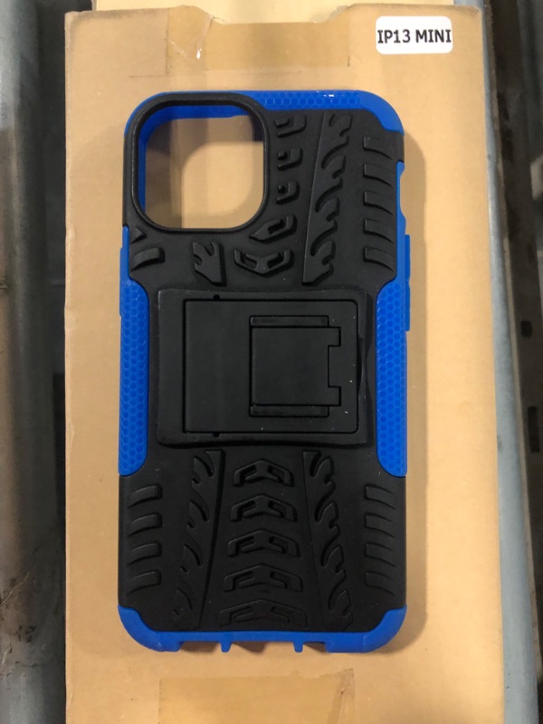 Photo 1 of ***SIMILAR MODEL**Kitoo Defender Designed for iPhone 13 Mini Eco-Friendly Case with Kickstand, Military Grade Shockproof 12ft. Drop Tested - Blue