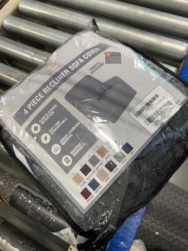 Photo 1 of 4 Piece Recliner Sofa Cover Grey