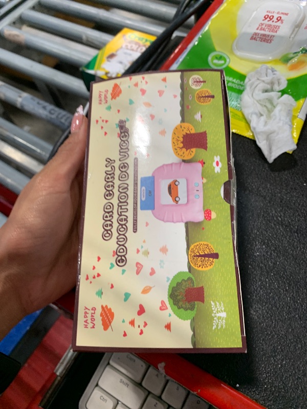 Photo 1 of Airbition Talking Flash Cards for Toddler 1 2 3 4 Year Olds, Language Learning and Montessori Toys with 224 Words, Pocket Speech Therapy and Autism Toys, Children's Sensory Educational Device