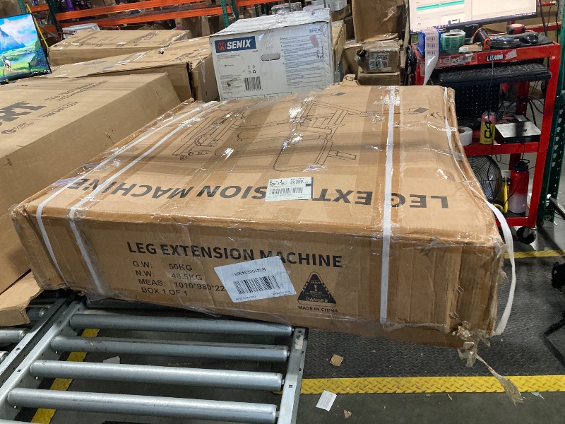 Photo 1 of Leg Extension and Cur-l Machine, Heavy Duty 580lbs Capacity Leg Extension Machine with 24-Position Adjustable & 2 Load-Bearing Storage Rod for Lower Body Workout, Home Gym Weight Machine