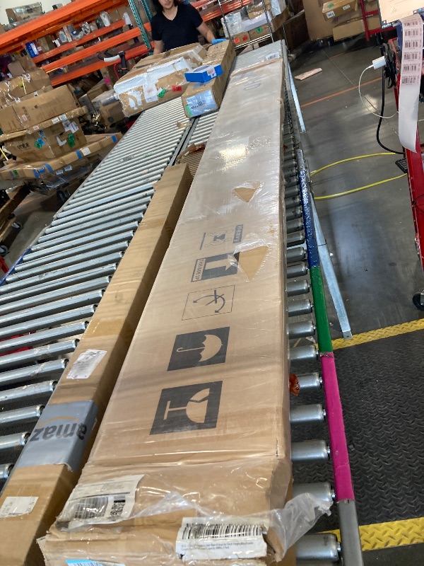 Photo 1 of DIYHD Outdoor Stair Riser 8 Steps for Deck Height 66in,Powder Coated Black,MAX Load Capacity:500lbs,2pcs