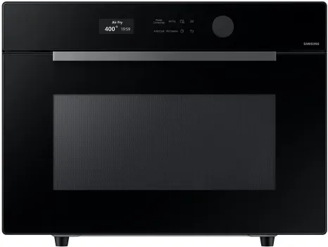 Photo 1 of 1.2 cu. ft. Countertop Microwave with Power Convection in Black Glass
