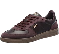Photo 1 of ** SAME BRAND, NOT SAME COLOR! BROWN***
BOSS Soft Leather Block Logo Low Top Sneaker,, 9