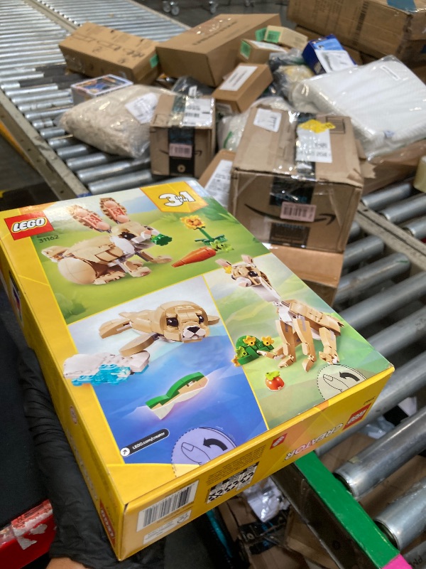 Photo 1 of ** SEALED**
LEGO Creator 3 in 1 Cute Bunny Toy - Building Toy Set with 3 Build Options, Bunny, Seal, or Llama - Easter Basket Gift & Craft - Animal Figures for Kids, Girls and Boys, Ages 8+ - 31162