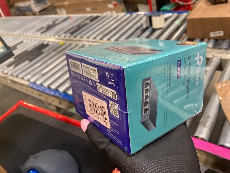 Photo 1 of ** sealed**
TP-Link TL-SG105, 5 Port Gigabit Unmanaged Ethernet Switch, Network Hub, Ethernet Splitter, Plug & Play, Fanless Metal Design, Shielded Ports, Traffic Optimization,Navy Blue