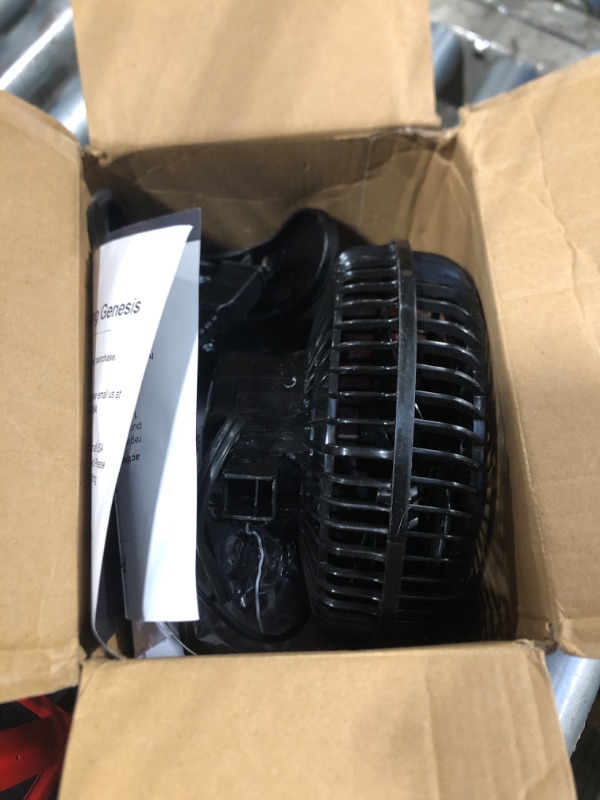 Photo 1 of ** USE FOR PARTS**
Genesis 6-Inch Clip Convertible Table-Top & Clip Fan Two Quiet Speeds - Ideal For The Home, Office, Dorm, More Black (A1CLIPFANBLACK