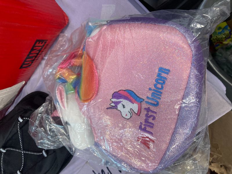 View 2 of PREXTEX Unicorn Stuffed Animal with Purse - Plushlings Unicorn Toys - Unicorn Stuffed Animal - Unicorn Gift for Girls White Unicorn