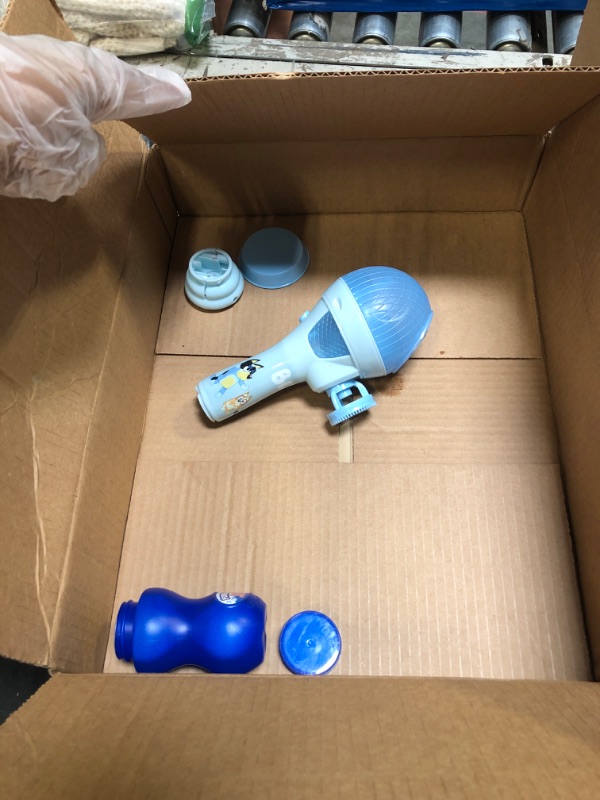 Photo 1 of BLUEY Dance Mode Bubble Machine and Toy Microphone | Bluey Toy for Baby, Toddlers and Kids | Includes Bubble Solution