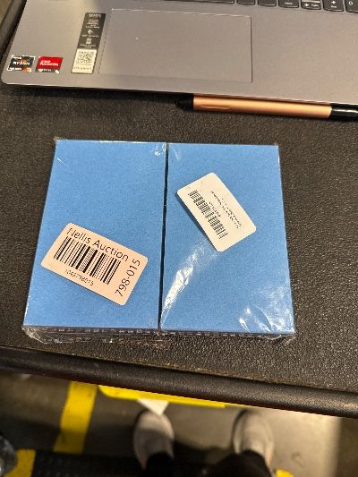 Photo 1 of 100 Sheets Colored Cardstock Blank Colorful Thick Paper 92LB/250gsm Cards Stock for Invitations, Postcards, Photos, DIY Crafts Greeting Card Making Scrapbook Supplies (Blue, 3” x 5”)