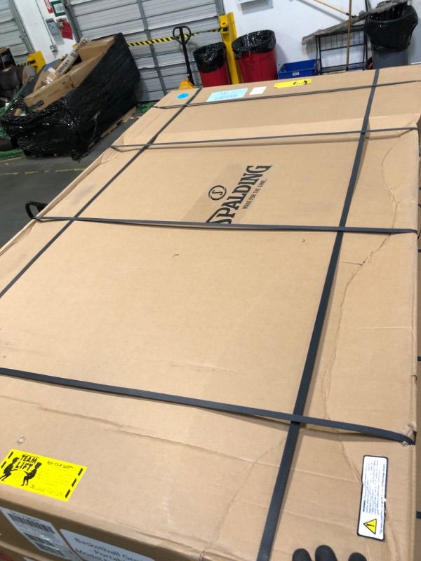 Photo 1 of Spalding The Beast® 60" Tempered Glass Portable Basketball Hoop
****Only comes with tempered glass**** Partial SEt****