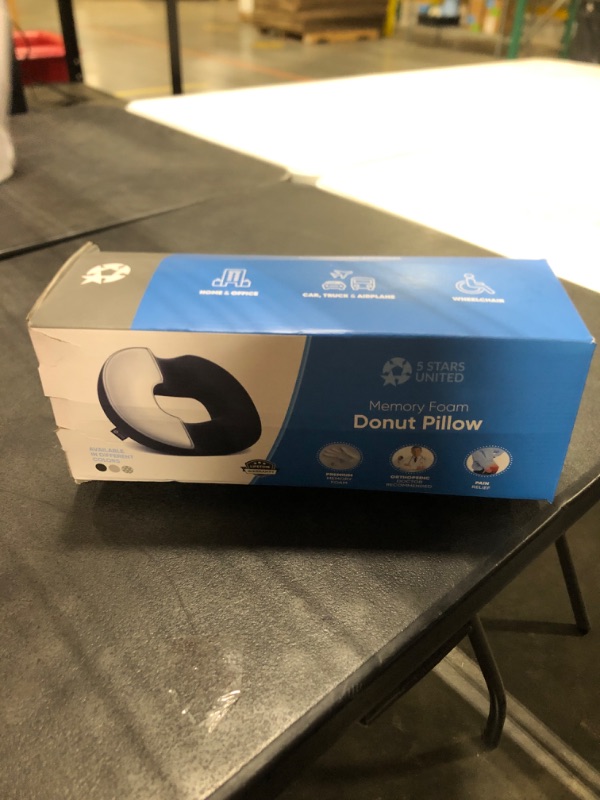 Photo 1 of * similar* Donut Pillow for Tailbone Pain Relief with Non-Slip Washable Cover - Coccyx & Hemorrhoid Pillow, Doughnut Seat Butt Pillow for Sitting Pressure Relief, Bed Sore Cushions, Butt Cushion for Postpartum