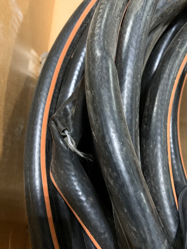 Photo 1 of *different from pic, broken* Heavy Duty Garden Hose 25ft, NON-EXPANDABLE Flexible Water Hose, Kink Resistant Lightweight Hybrid Hose, Leakproof Hose Male to Female Fittings
