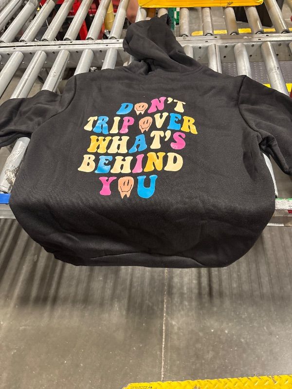 Photo 1 of black hoodie,  size small        