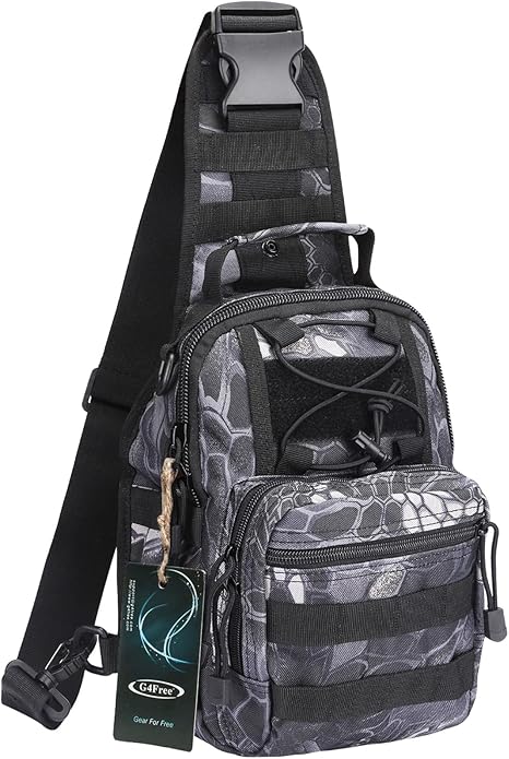 Photo 1 of G4Free Outdoor Tactical Bag Backpack, Military Sport Bag Pack Sling Shoulder Backpack Tactical Bag for Every Day Carry
      