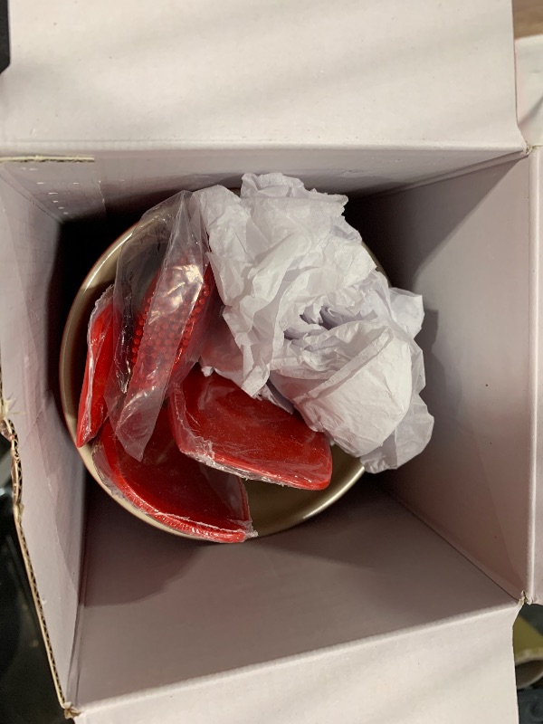 Photo 1 of *broken glass* Le Creuset Silicone Craft Series Utensil Set with Stoneware Crock, 5 pc., Cerise