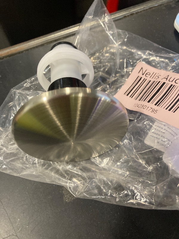 Photo 1 of 
Brushed Nickel 972-098J Bathroom Sink Push & Seal Pop Up Drain Stopper Assembly,Sealed and Durable 35338-06XX