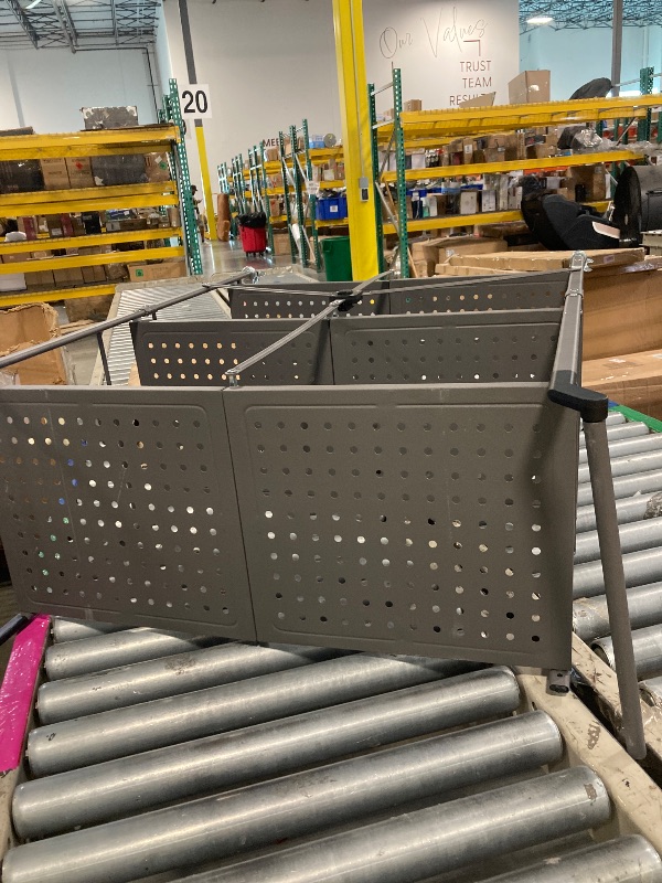 Photo 1 of 
Rolling Utility Cart Folding Cart with Wheels - 3 Tier Collapsible Metal Cart, Large Capacity
200+ bought in past month