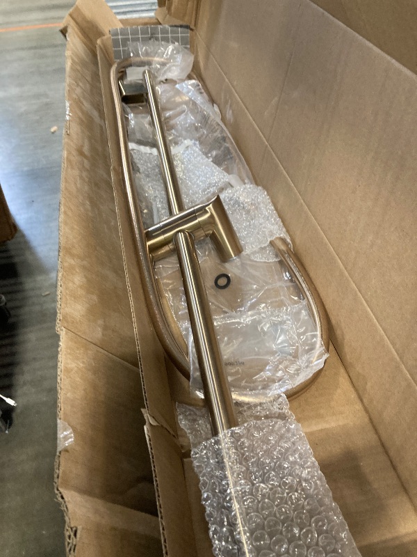 Photo 1 of 
Grohe 26 123 1 Retro-Fit 1.75 GPM Shower System with Single Function Rain Shower Head, Slide Bar, Hand Shower and 17-3/4" Swivel Shower Arm - Brushed Cool Sunrise