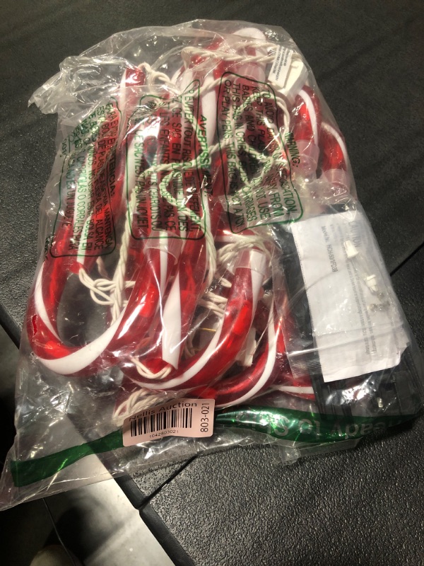 Photo 1 of 
Home Accents Holiday 10 in. Lighted Candy Cane Pathway Stakes (Set of 8)