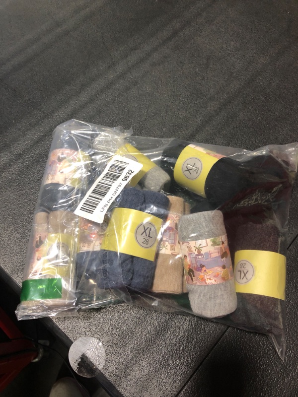 Photo 1 of  Cotton Rich Dress Socks for Business Mens Womens Casual Socks 6Pack Blanket Sofa Travel Outdoor, Wholesalesize XL 9 pairs  
