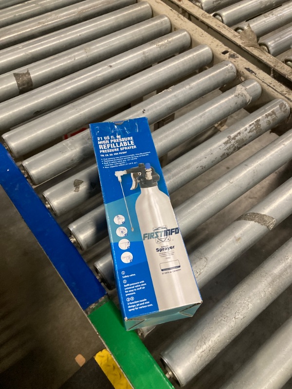 Photo 1 of FIRSTINFO A1638 (3rd Gen) Patented Lightweight Max. Pressure 140psi / 620ml Thickened Aluminum Canister Refillable Aerosol Spray Can | Compressed Air Sprayer | Wide Mist Spray
