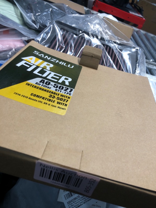 Photo 1 of *** FACTORY SEALED***SANZHILU AO-5027 Air (Oiled) Filter Replace 33-5027,High Performance,Washable Compatible with 2014-2019 Honda (Fit, HR-V, Jazz, Vezel)