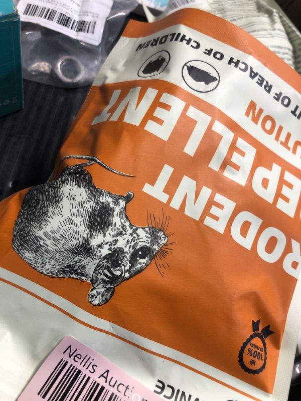 Photo 1 of *** FACTORY SEALED***JUEVFRG Rodent Repellent, Mouse Repellent, Mice Repellents Indoor, Extra-Strength Peppermint to Repel Mice and Rats, Mice Deterrent, Mice Out, Mouse Away for Camper-8 Packs, Orange