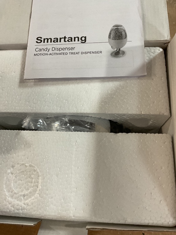 Photo 1 of Automatic Candy Dispenser Machine Countertop,Vintage Motion Activated Candy Dispenser Touch Free,3 Distribution Options Desktop Auto Candy Dispenser for Office Desk,Home,Bar,Party (Black)