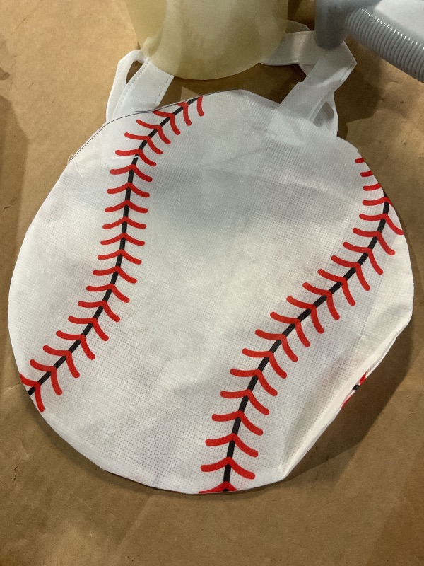 Photo 1 of (See images) Shihanee 24 Pcs Baseball Party Favors Gift Bags with Handle Baseball Goodie Snack Treat Bag for Sport Theme Party Decorations Supplies