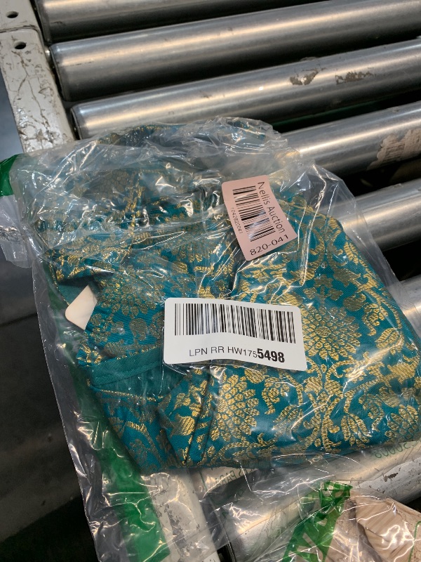 Photo 1 of (Please see all images) Madhu Fashion Women's Polyester Half Sleeve Saree Blouse (Mf2003) 42 Rama Green